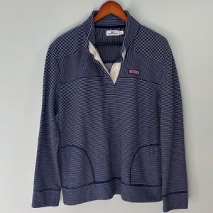 Vineyard Vines Blue Pullover/Half Zip size Large